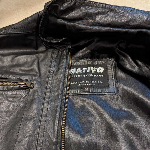 Men's Authentic Argentine Leather Jacket - Picture 3 of 8